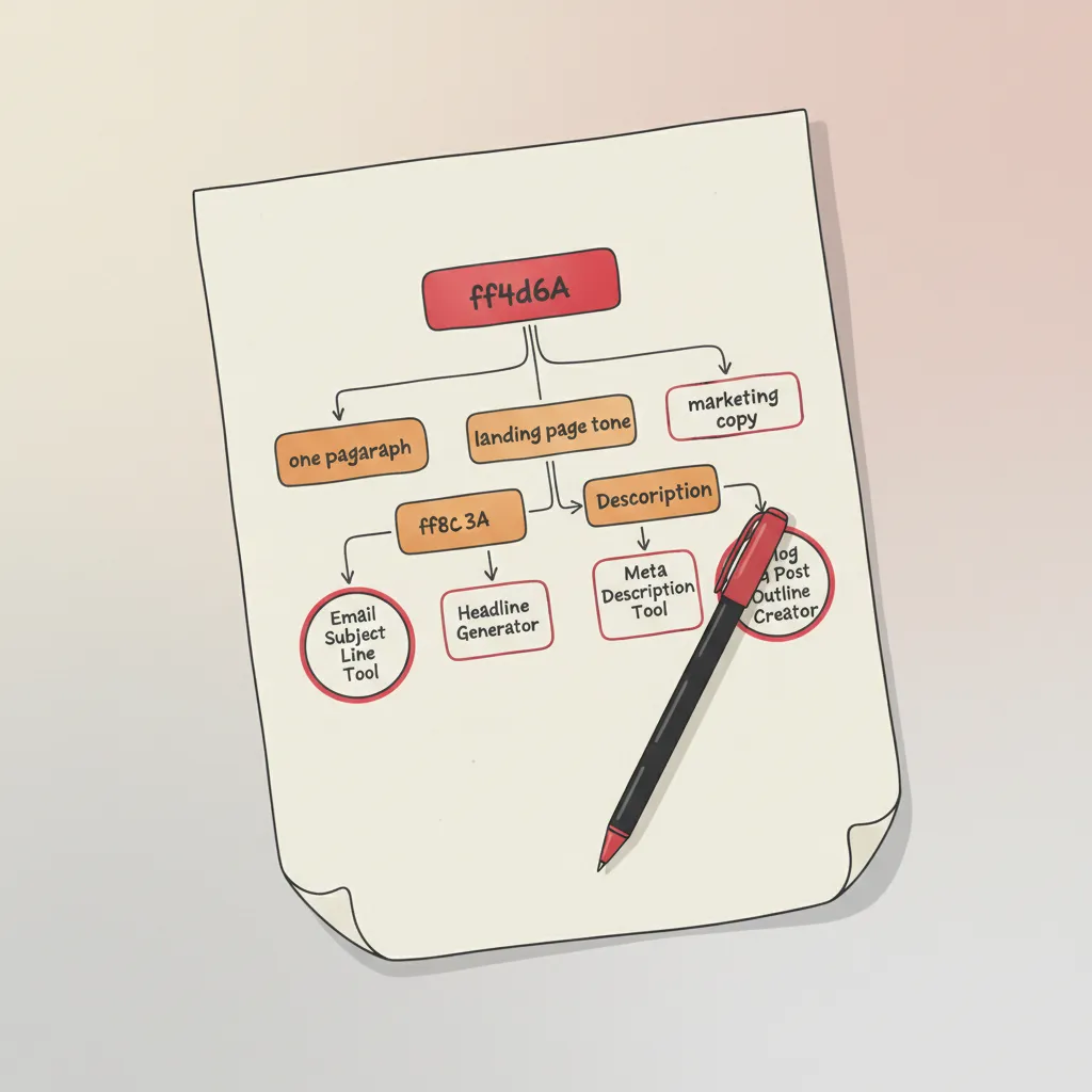Decision flowchart helping founders choose the right free AI rewriter based on their specific content task.